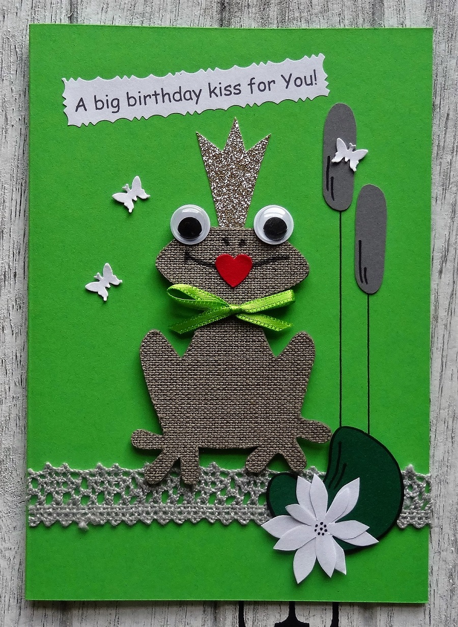 3D frog. A big birthday kiss for You!!